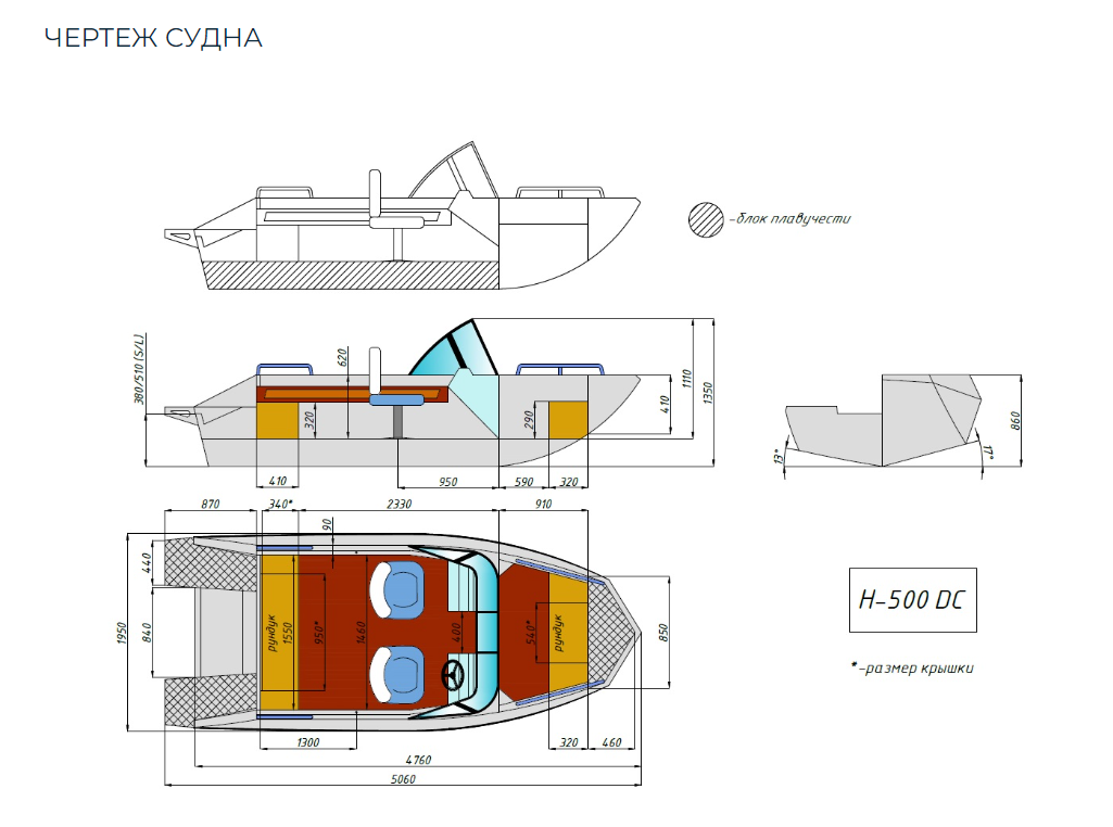 Алюминиевый катер Неман-500 DC Pro в Пятигорске