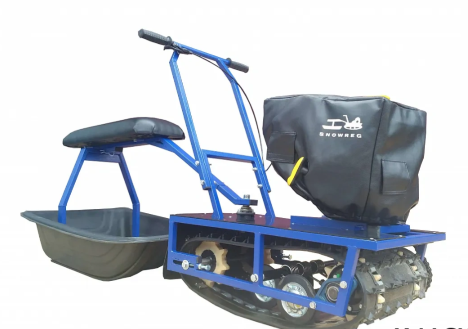 Мини-мотобуксировщик Альбатрос-М с фарой в Пятигорске