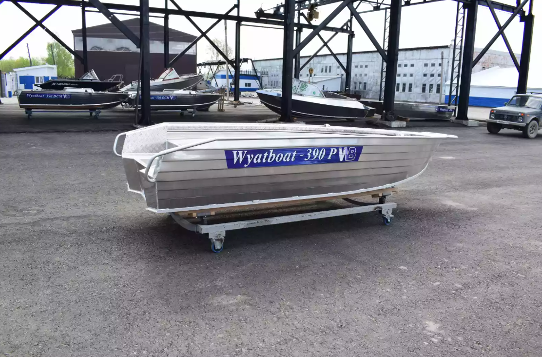 Алюминиевая лодка Wyatboat-390Р Увеличенный борт в Пятигорске