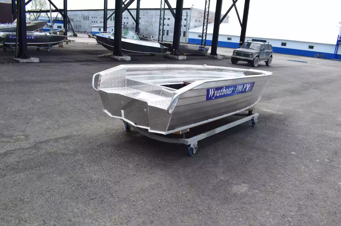 Алюминиевая лодка Wyatboat-390Р Увеличенный борт в Пятигорске
