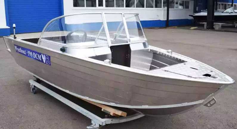 Алюминиевый катер Wyatboat-390 DCM Увеличенный борт в Пятигорске