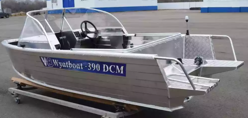Алюминиевый катер Wyatboat-390 DCM Увеличенный борт в Пятигорске