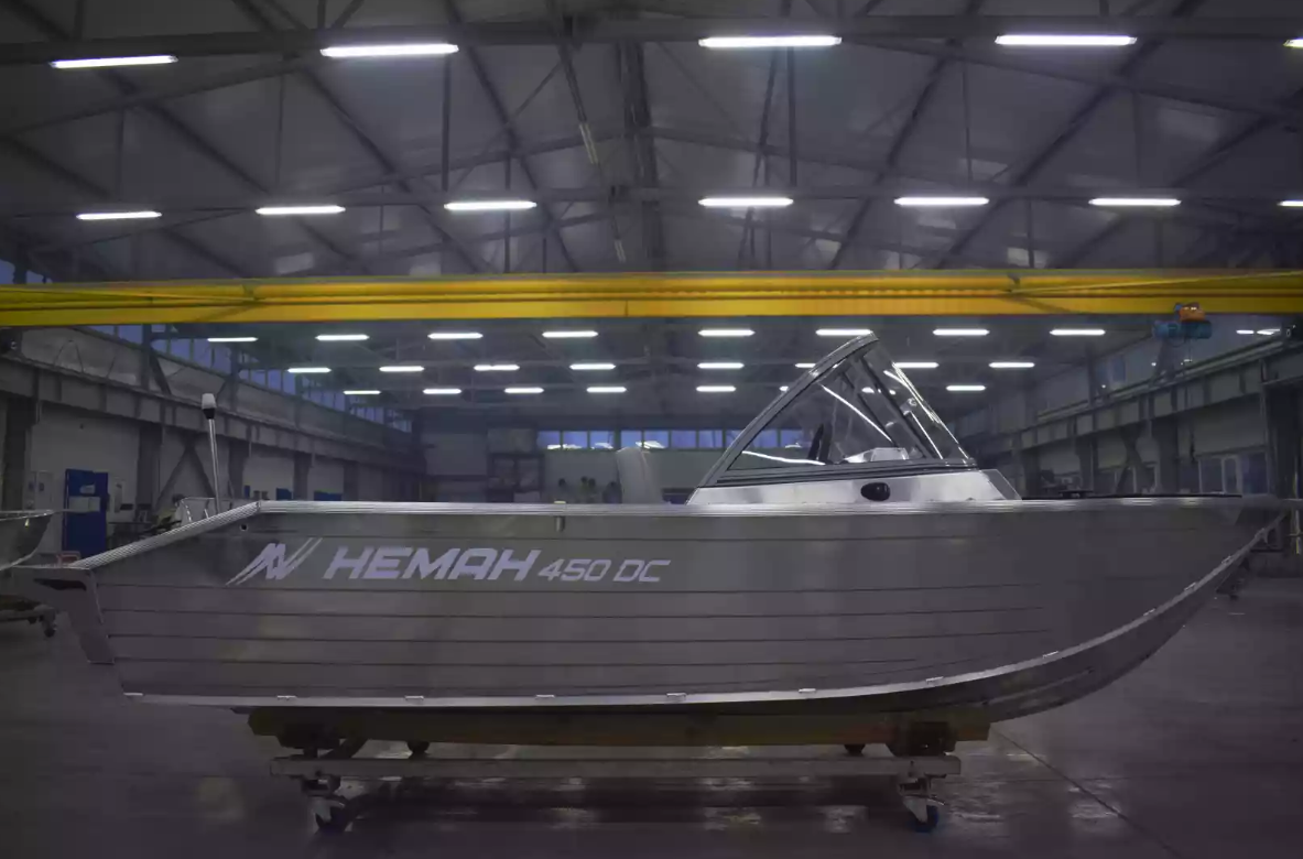 Алюминиевый катер Неман-450 DC NEW без покраски в Пятигорске