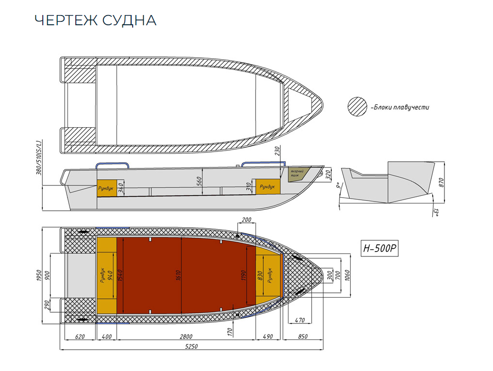 Алюминиевая лодка Неман-500 P в Пятигорске