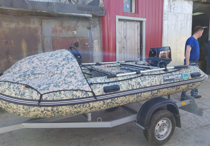 НАДУВНАЯ ЛОДКА GLADIATOR C370AL в Пятигорске