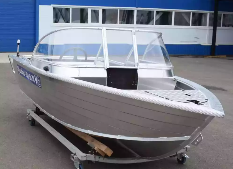 Алюминиевый катер Wyatboat-390 DCM Увеличенный борт в Пятигорске