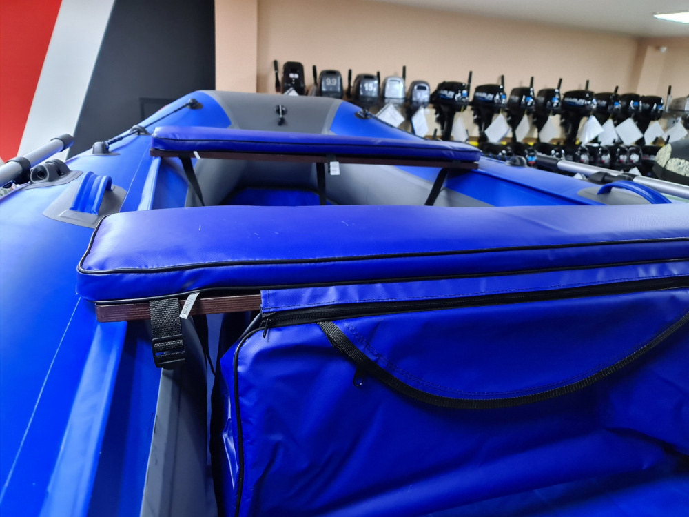 КОМПЛЕКТ МЯГКИХ НАКЛАДОК С СУМКОЙ ДЛЯ ЛОДОК 90Х20 СИНИЙ в Пятигорске