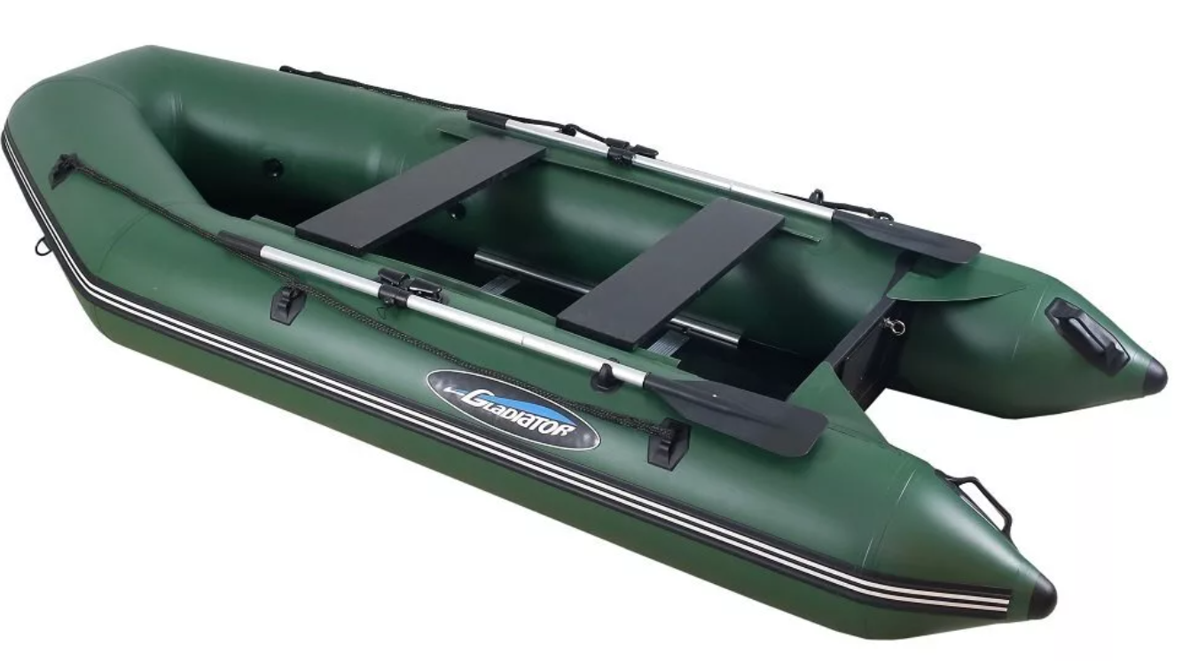 МОТОРНО-ГРЕБНАЯ ЛОДКА ПВХ GLADIATOR A 280 ТК С ФАНЕРНЫМ ДНОМ в Пятигорске