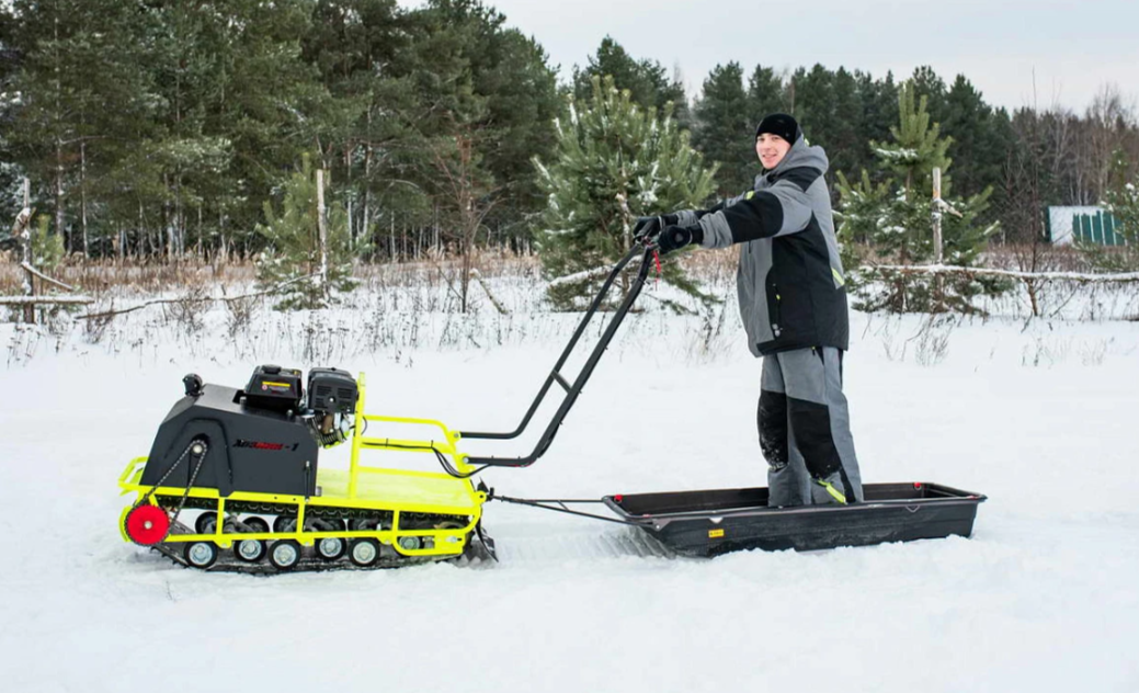 Мотобуксировщик Бурлак ХОЗЯИН-1 (капот ткань) в Пятигорске