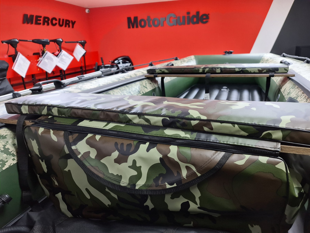 КОМПЛЕКТ МЯГКИХ НАКЛАДОК С СУМКОЙ ДЛЯ ЛОДОК 105Х20 КАМУФЛЯЖ в Пятигорске