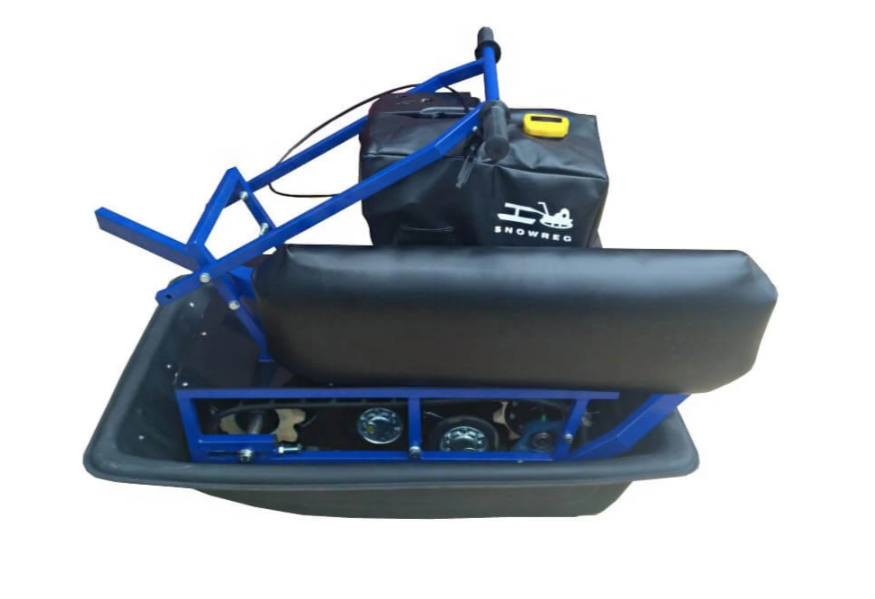 Мини-мотобуксировщик Альбатрос-М с фарой в Пятигорске