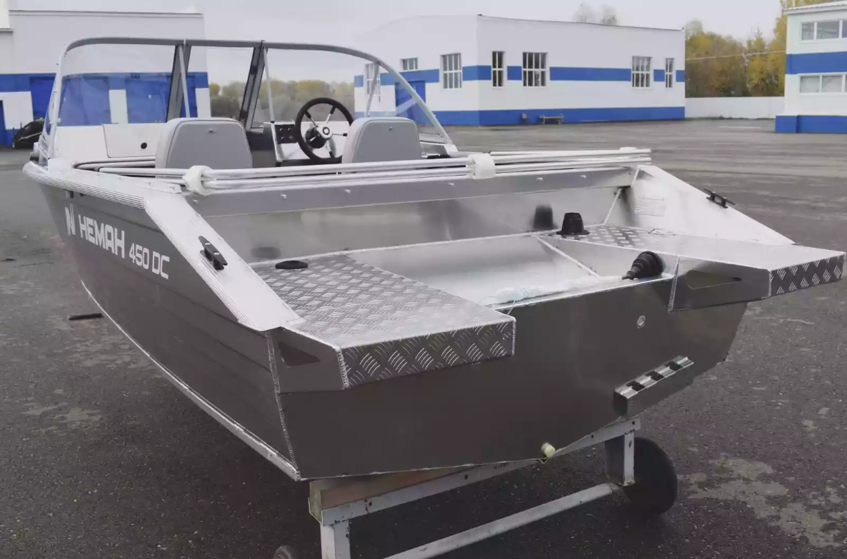 Алюминиевый катер Неман-450 DC NEW без покраски в Пятигорске