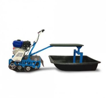 Мотобуксировщик НЕВА МС-1К с санями и сиденьем в Пятигорске