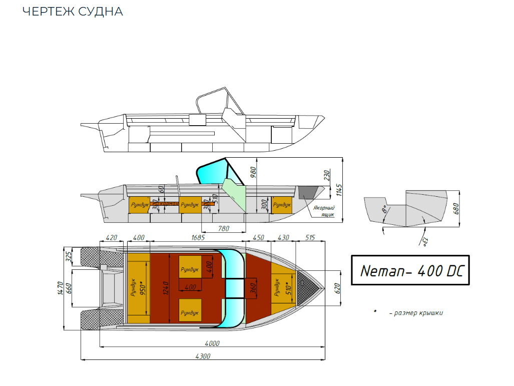 Алюминиевый катер Neman-400 DC в Пятигорске