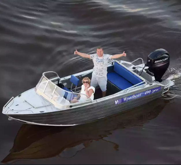 Алюминиевый катер Wyatboat-490 Pro в Пятигорске