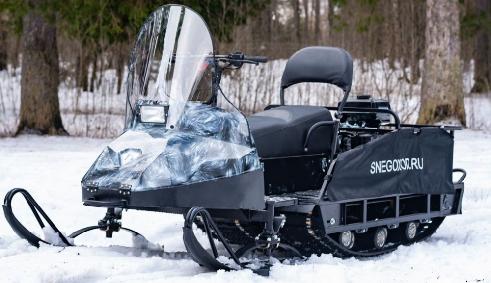 Миниснегоход Бурлак Егерь Экспедитор 18.5 л.с. , реверс, тормоз, капот белый в Пятигорске