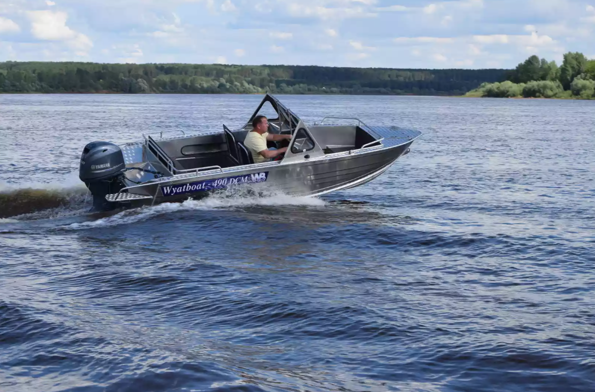 Алюминиевый катер Wyatboat-490 DCM Pro в Пятигорске