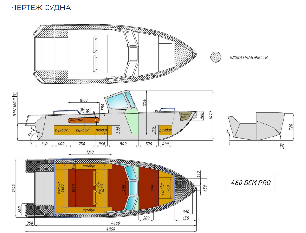 Алюминиевый катер Wyatboat-460 DCM Pro в Пятигорске