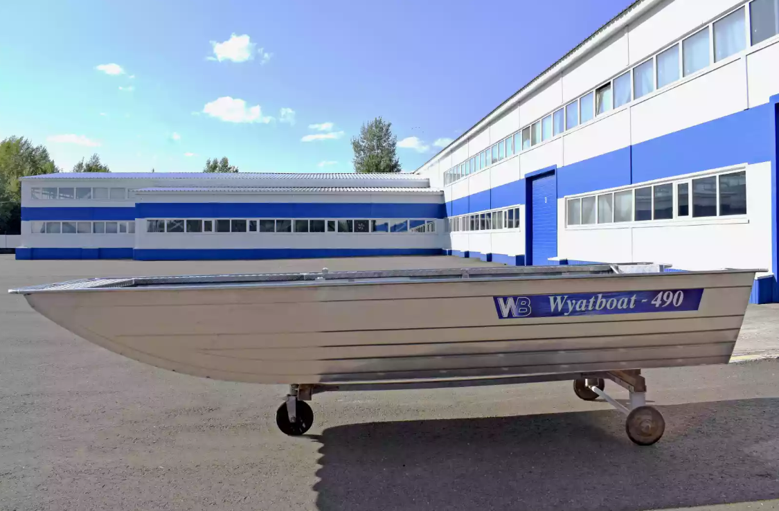 Алюминиевая лодка Wyatboat-490 Jonboat в Пятигорске