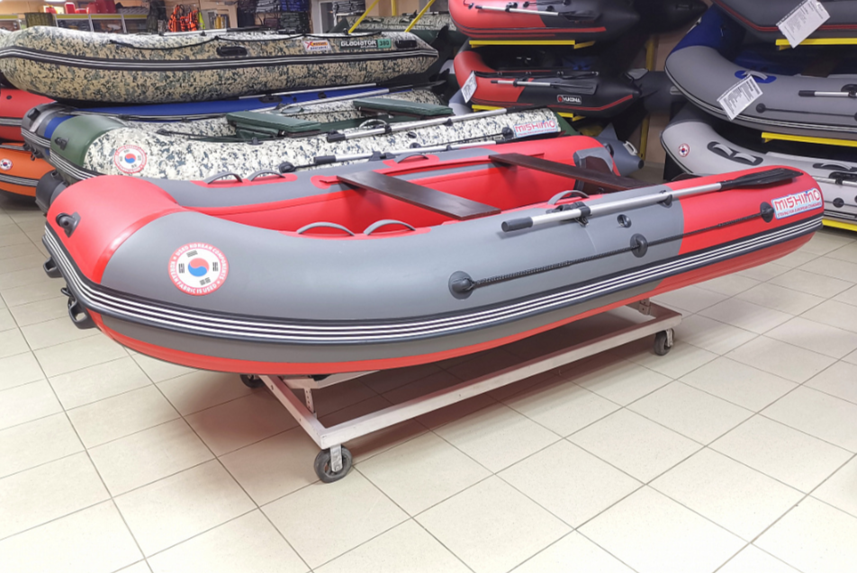 КОМПЛЕКТ Лодка MISHIMO PRO 350 + ЛОДОЧНЫЙ МОТОР MARLIN MP 9.9 (20) AMHS PRO в Пятигорске
