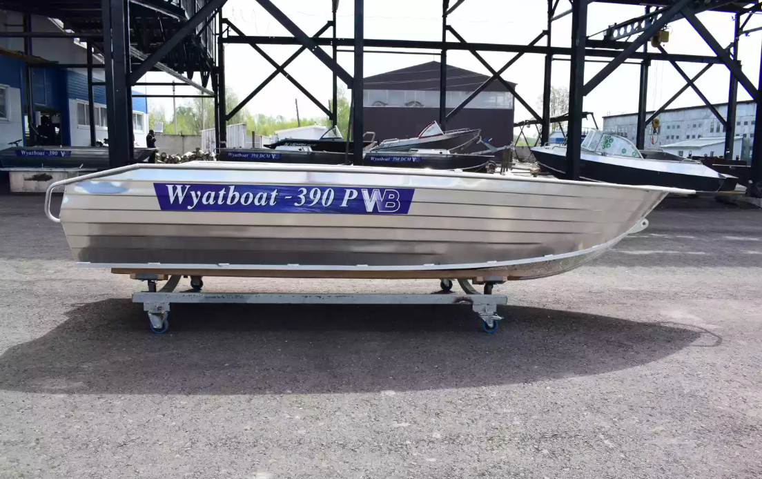 Алюминиевая лодка Wyatboat-390Р Увеличенный борт в Пятигорске