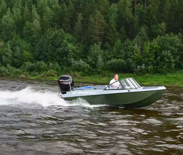 Алюминиевый катер Неман 500 DC водомёт в Пятигорске