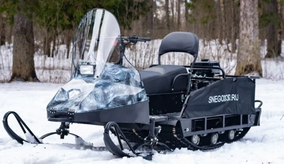 Миниснегоход Егерь Экспедитор 20 л.с. , реверс, тормоз, капот белый в Пятигорске