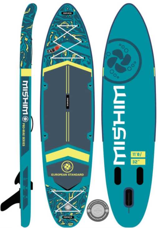 SUP (САП) Доска MISHIMO PRO-MAX Light Teal 11’ (335см) в Пятигорске