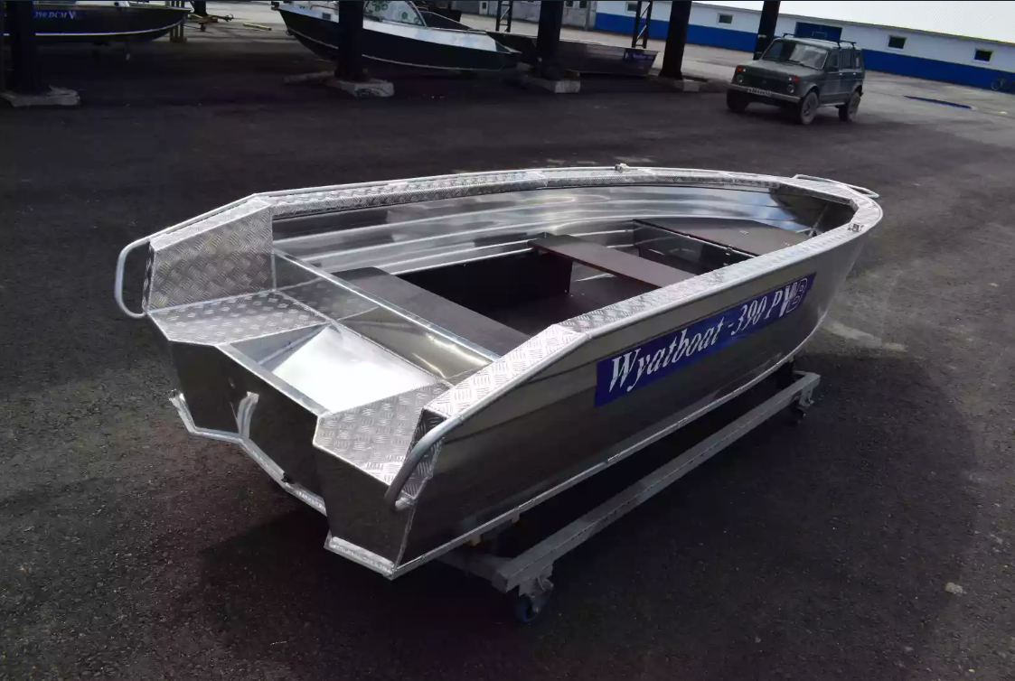 Алюминиевая лодка Wyatboat-390Р Увеличенный борт в Пятигорске