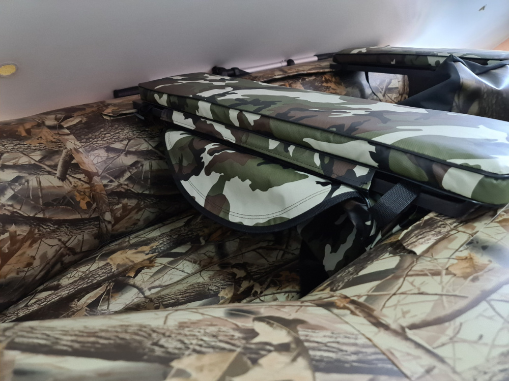 КОМПЛЕКТ МЯГКИХ НАКЛАДОК С СУМКОЙ ДЛЯ ЛОДОК 80Х20 КАМУФЛЯЖ в Пятигорске