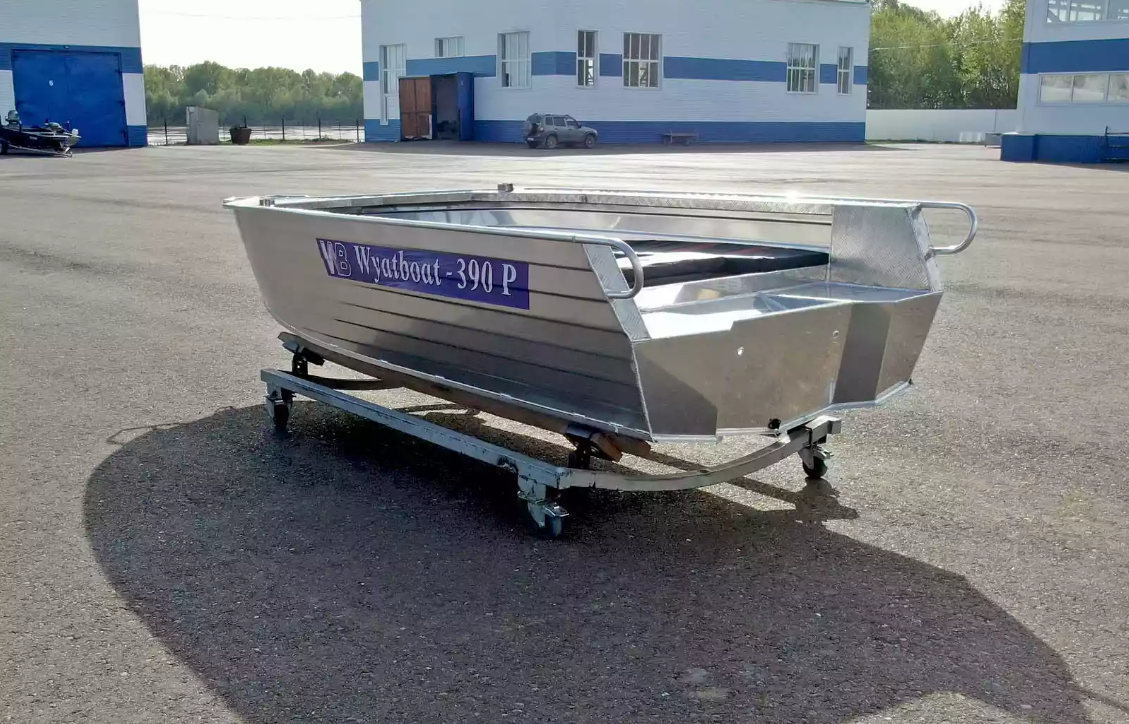 Алюминиевая лодка Wyatboat-390РМ увеличенный борт в Пятигорске