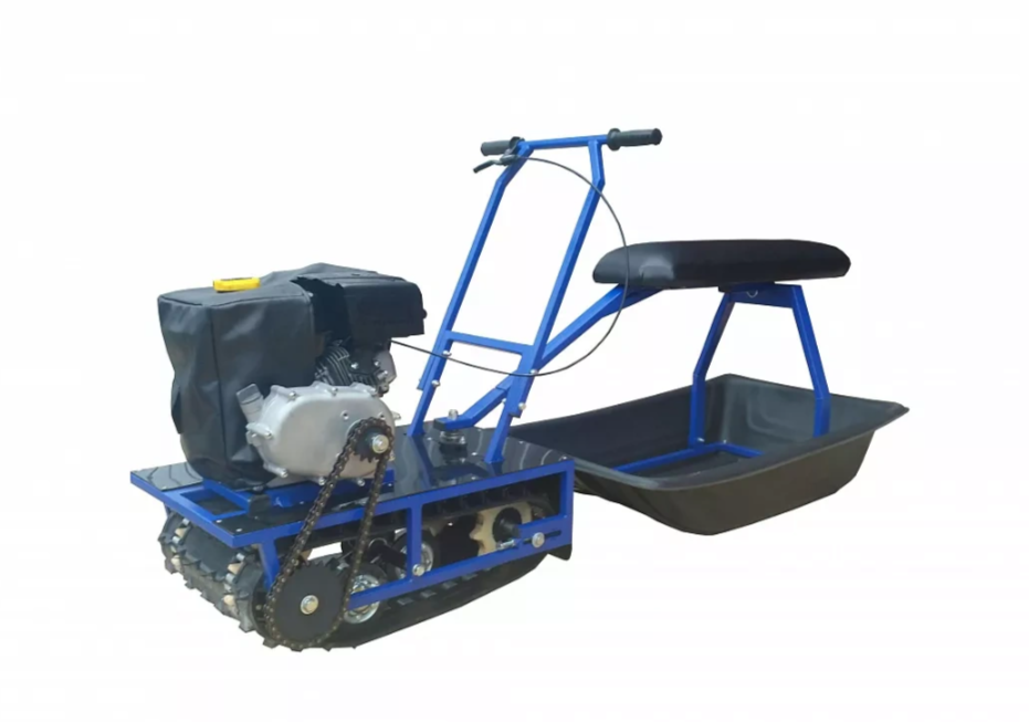 Мини-мотобуксировщик Альбатрос-М с фарой в Пятигорске