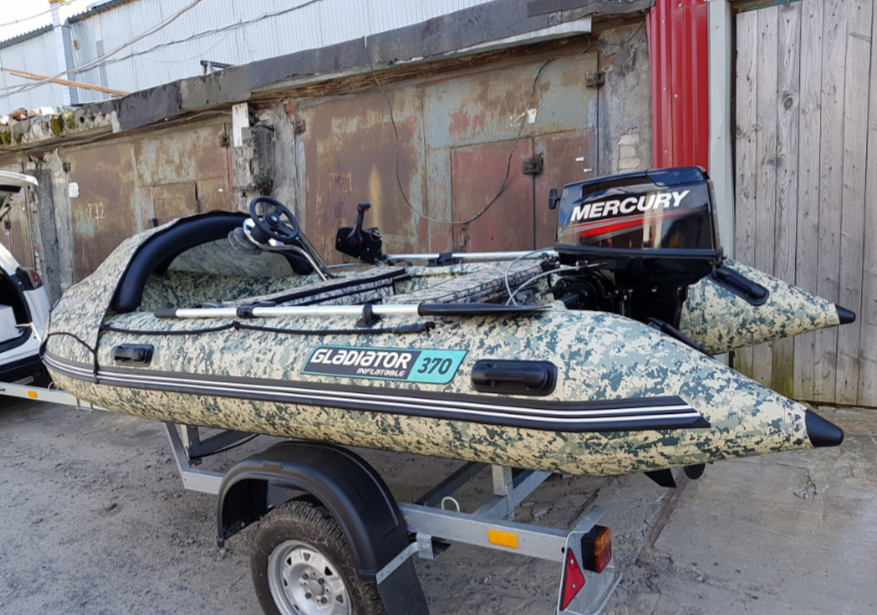 НАДУВНАЯ ЛОДКА GLADIATOR C370AL в Пятигорске