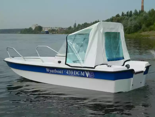 Стеклопластиковый катер Wyatboat-430 DCM (тримаран) в Пятигорске