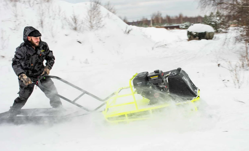 Мотобуксировщик Бурлак ХОЗЯИН-1 (капот ткань) в Пятигорске