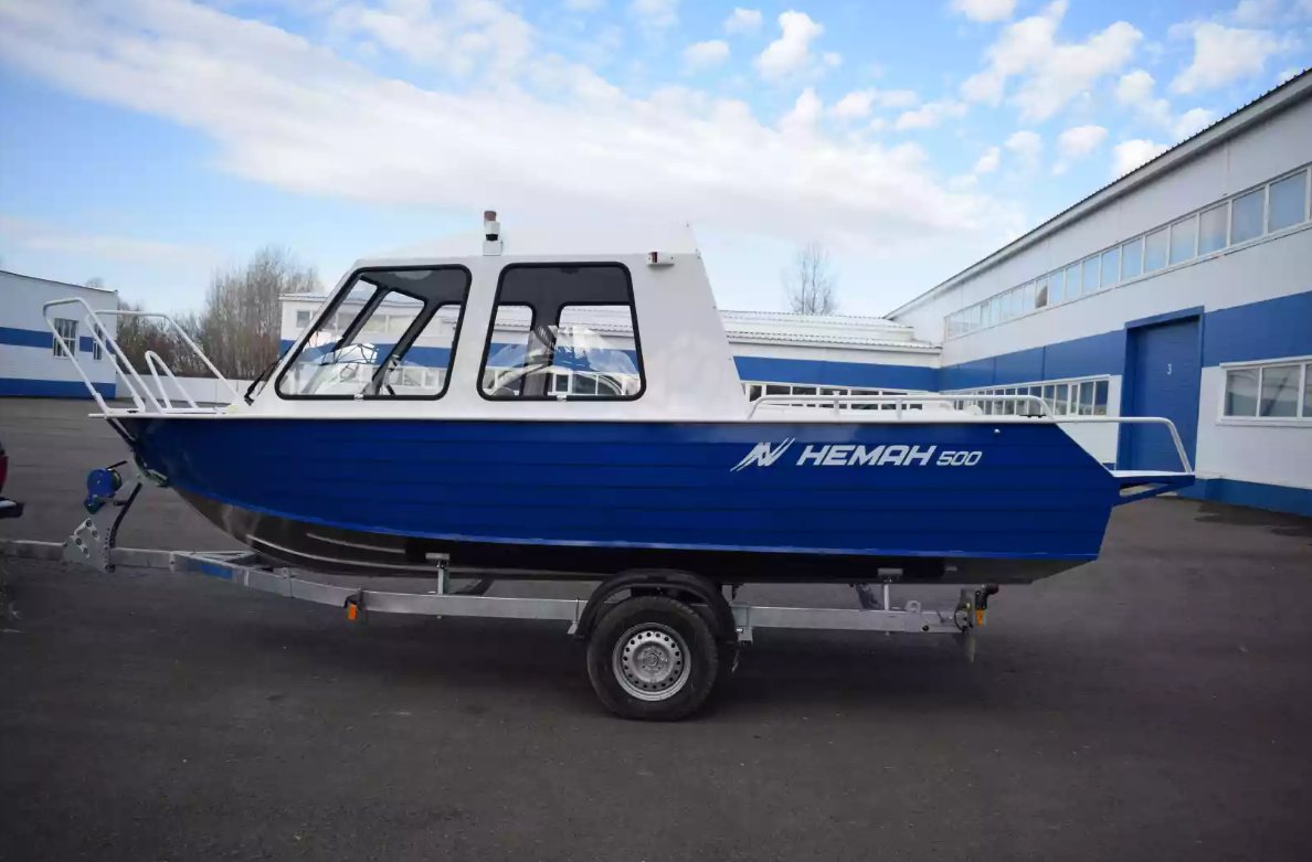 Алюминиевый катер Неман-500 (закрытая рубка) в Пятигорске