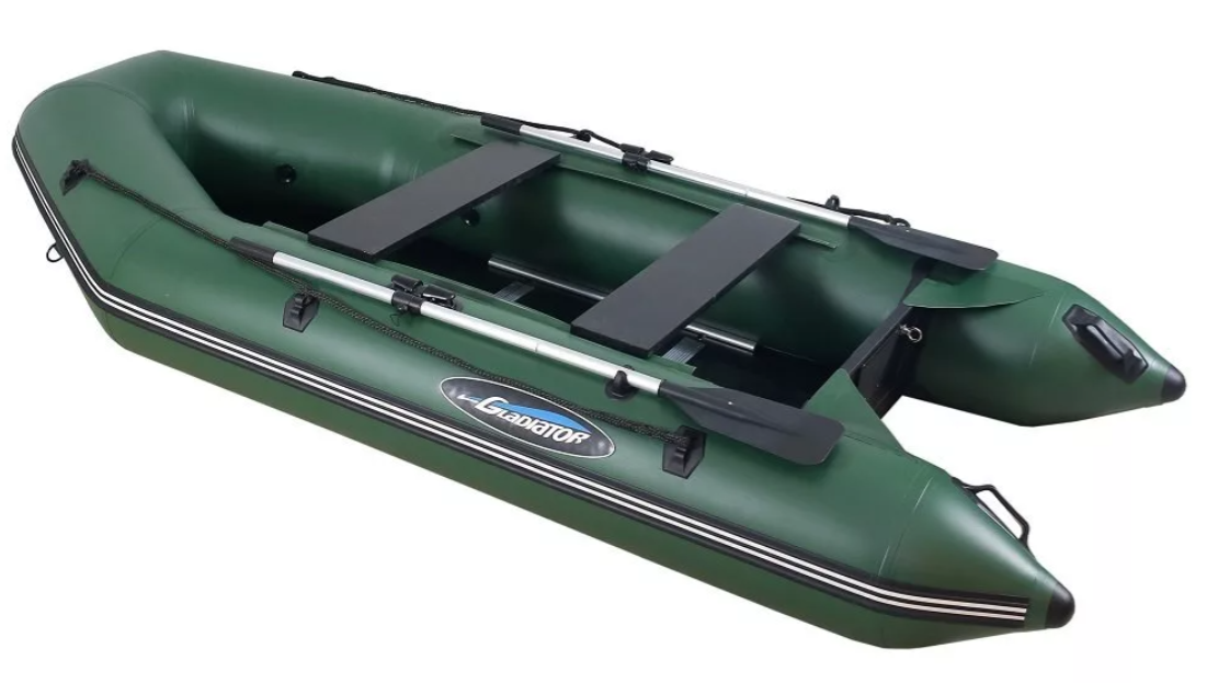 МОТОРНО-ГРЕБНАЯ ЛОДКА ПВХ GLADIATOR А 340 ТК С ФАНЕРНЫМ ПОЛОМ в Пятигорске