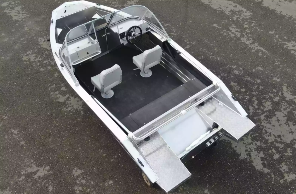 Алюминиевый катер Неман-450 DC NEW без покраски в Пятигорске