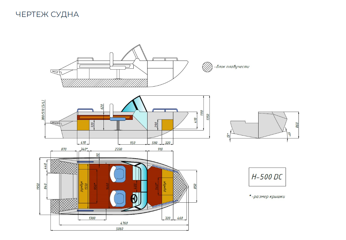 Алюминиевый катер Неман-500 DC в Пятигорске