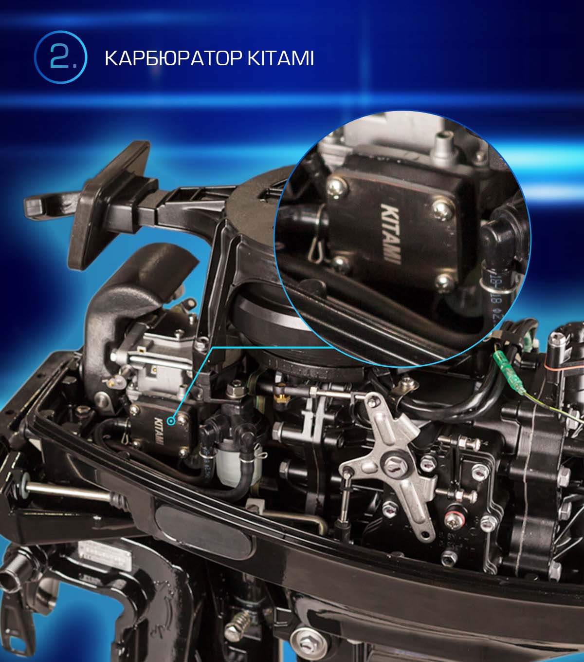 Лодочный мотор MARLIN PROLINE MP 9.9 (20) AWRS FORCE в Пятигорске