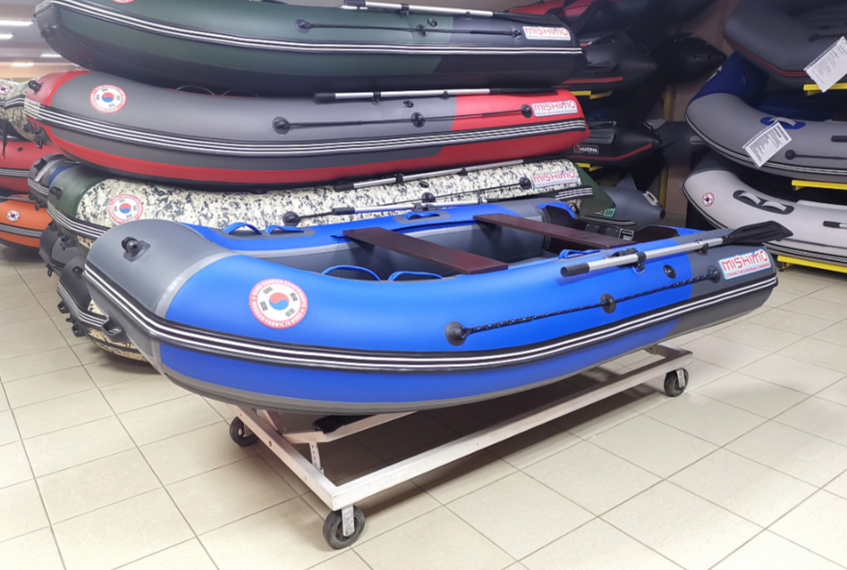 КОМПЛЕКТ Лодка MISHIMO PRO 350 + ЛОДОЧНЫЙ МОТОР MARLIN MP 9.9 (20) AMHS PRO в Пятигорске