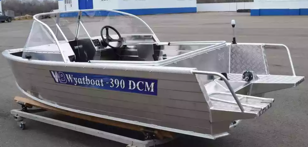 Алюминиевая лодка Wyatboat-390 DCM Увеличенный борт в Пятигорске