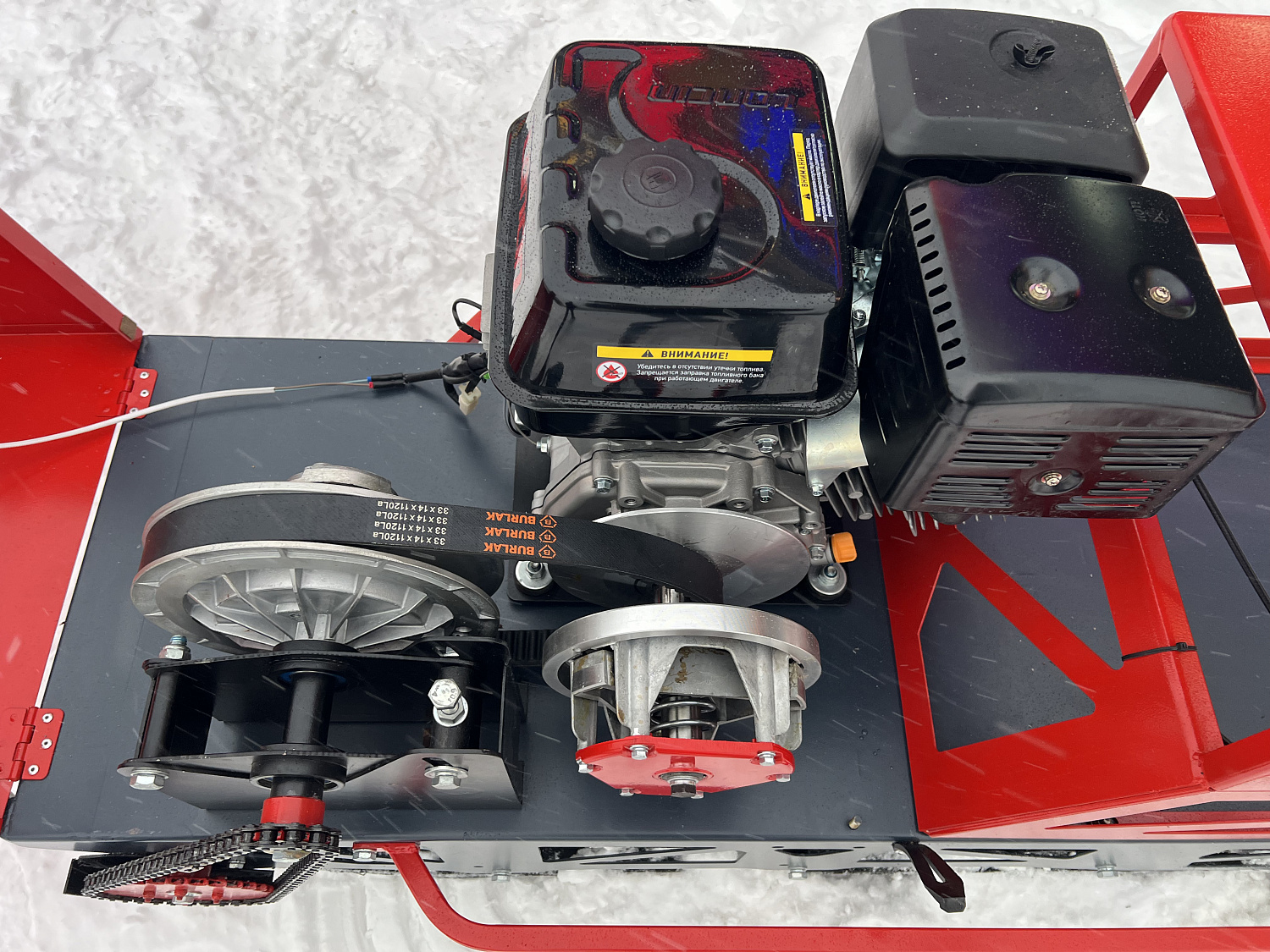 Мотобуксировщик EX-MOTO SNOWDOG S500 15л.с в Пятигорске