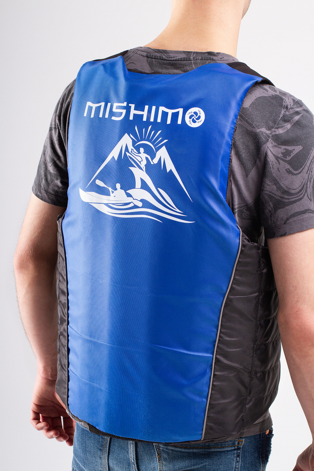 Жилет спасательный MISHIMO PRO Премиум качества Черно-синий в Пятигорске